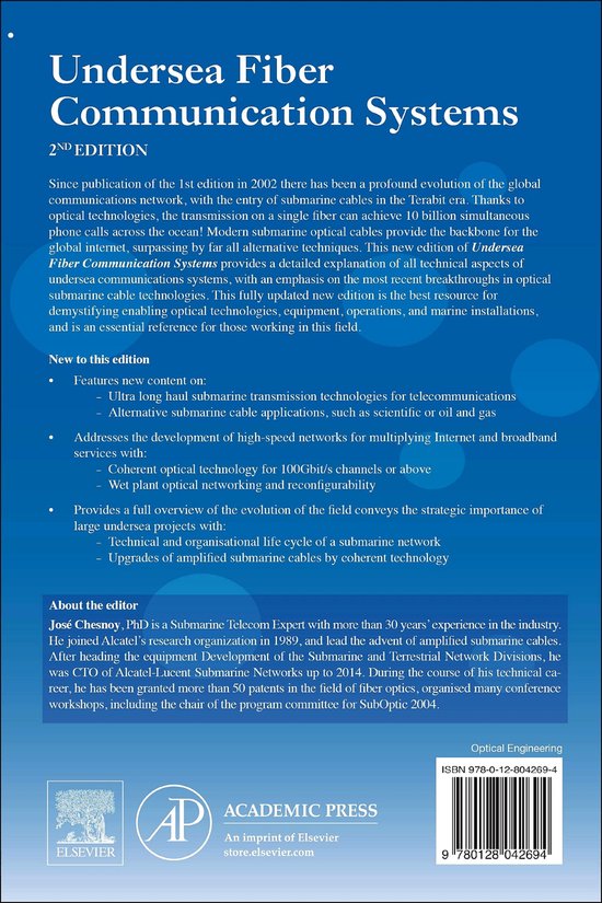 Undersea Fiber Communication Systems - cover