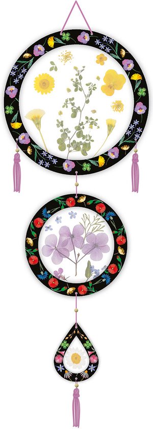 Kit Presse à Fleurs Janod - 6 Activités Créatives Enfant Dès 7 Ans - Ateliers Déco Motricité Fine