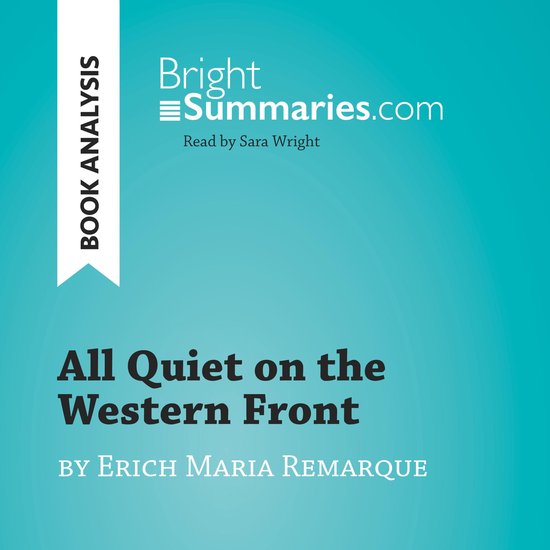 All Quiet on the Western Front by Erich Maria Remarque (Book ... - cover