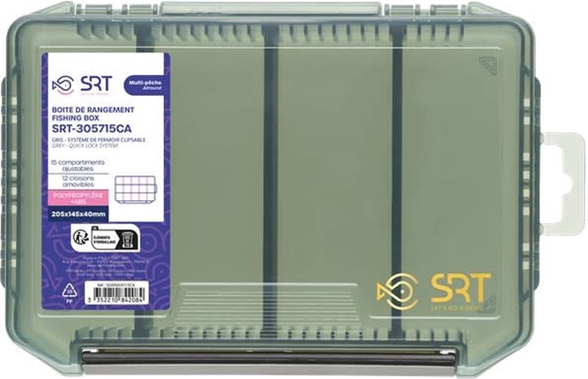 Sert SRT Opbergbox 305715CA - 15 Compartimenten Verstelbaar