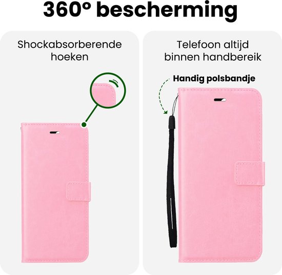 Étui pour Samsung S25 Étui Bookcase Étui à rabat Étui pour livre - Étui pour Samsung Galaxy S25 Étui pour livre - Rose clair