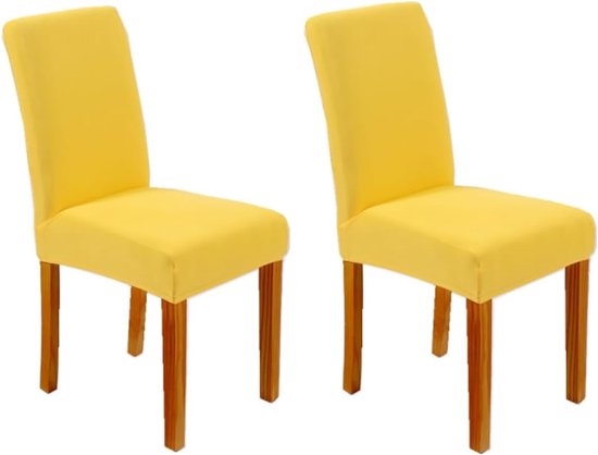 Stoelhoezen, set van 6, afneembare en wasbare eetkamerstoelhoezen, elastisch, modern, hoezen voor eetkamer, bruiloft (C-zwart, 6 stuks