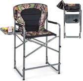 Campingstoel met zijtafel en opbergvak Campingstoel met zijtafel en opbergvak