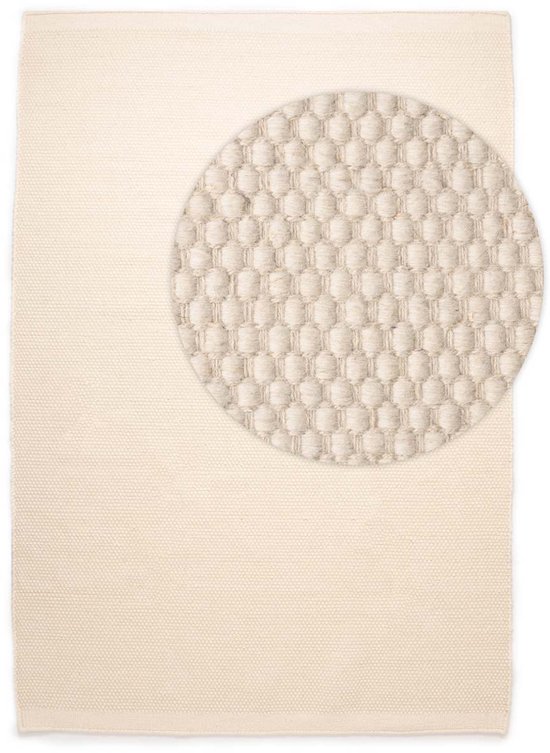 Tapis en laine - Ulstein blanc 200x300 cm