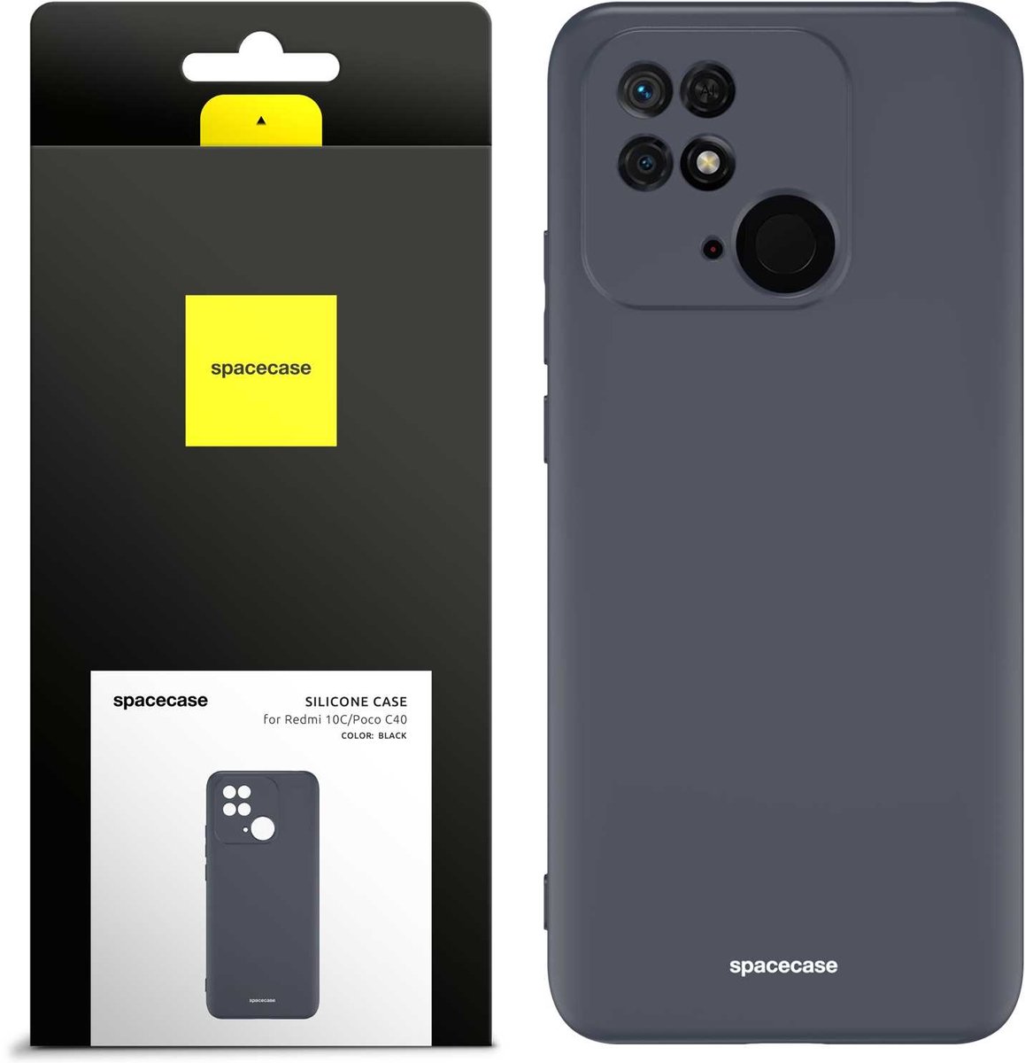 Spacecase Siliconen Case Cover Voor Xiaomi Redmi 10C Poco C40