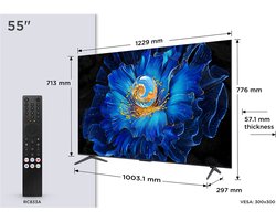 TCL 55C6KS - 55 inch - 4K QD-MiniLED - 2025