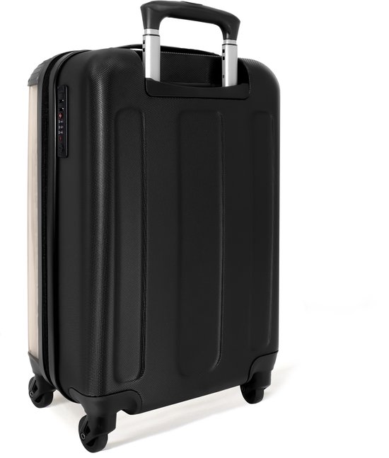 NoBoringSuitcases.com® - Valise cabine Carte du monde - Simple - Avion - Bagage à main - Valise de voyage - Valise chariot - Valises 55x40x20 cm - 55x35x25 cm