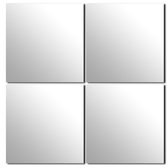 XZJMY 3 stuks zelfklevende acryl spiegel, 20 x 29 cm niet-glazen spiegeltegels, kunststof spiegelvellen muurstickers, 2 mm dikke spiegel, frameloze kleine spiegel voor thuis wanddecoratie