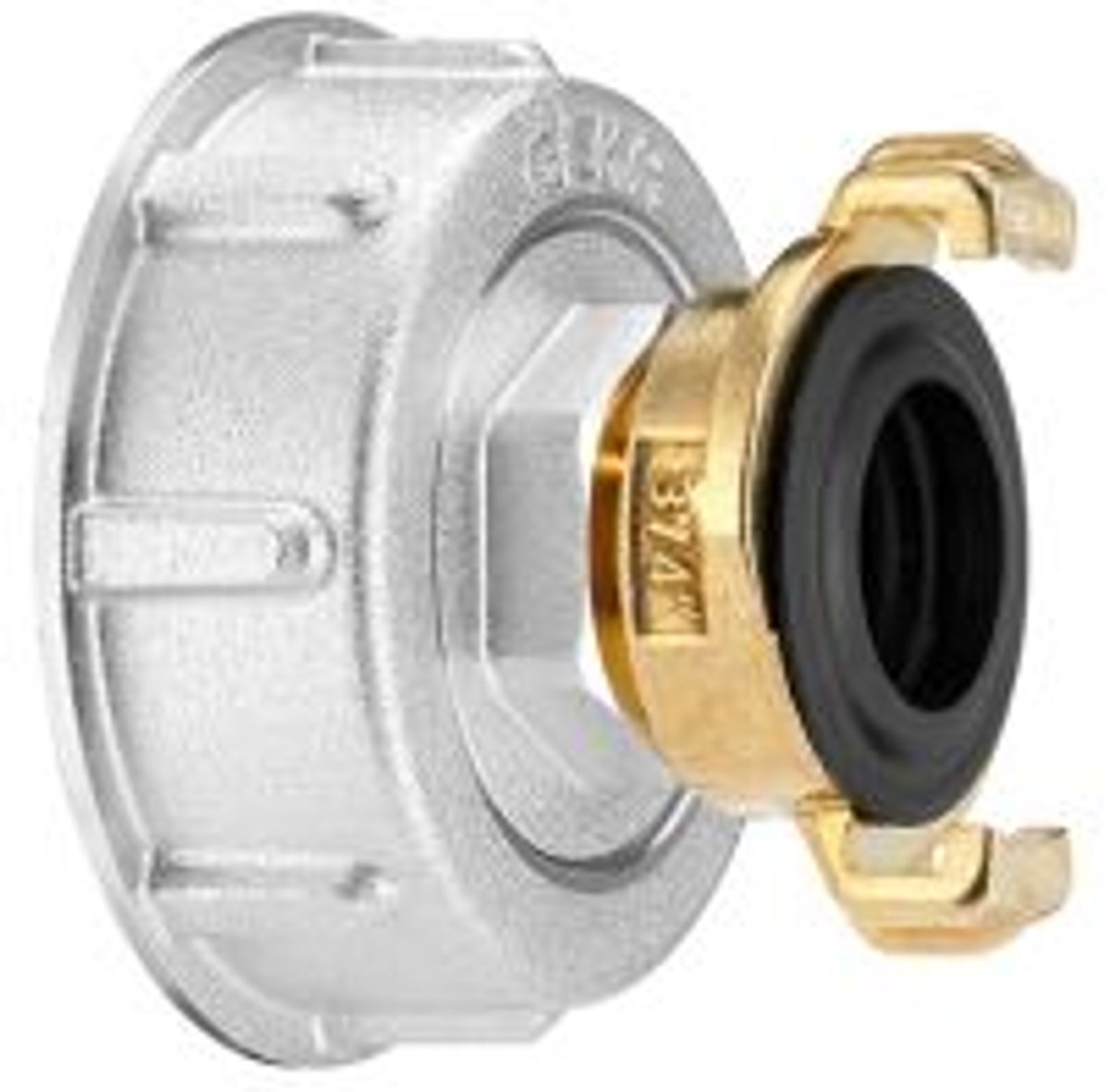 GEKA Plus IBC-adapterset S60x6 met koppeling