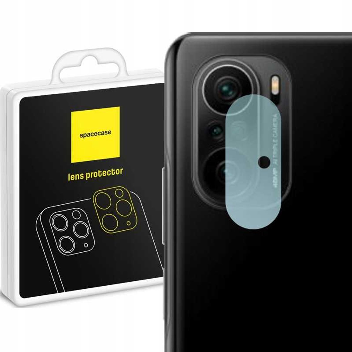 Spacecase Gehard Glas Voor Poco F3 Cameraglasbescherming
