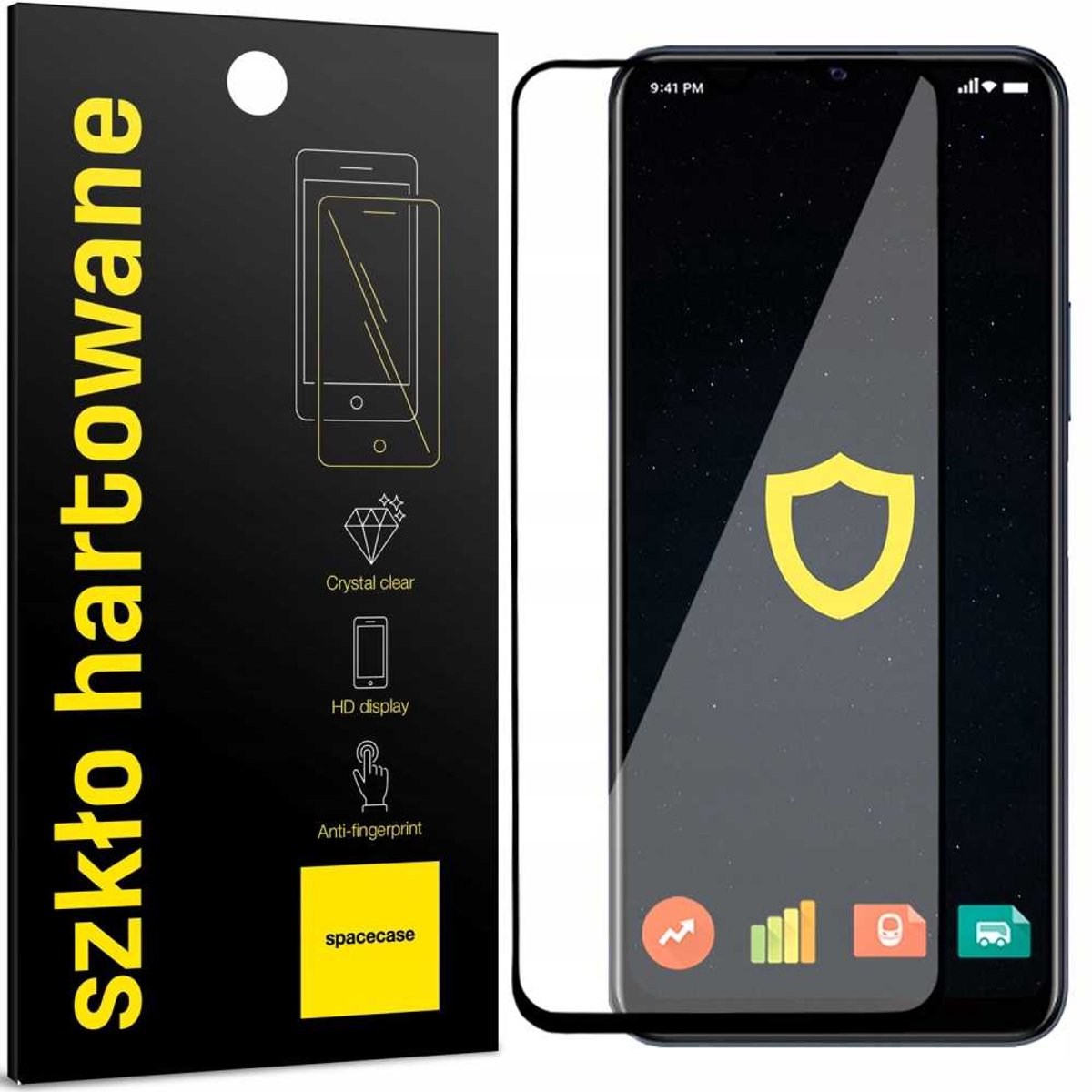 Spacecase 5D Gehard Glas Voor Xiaomi Redmi A1 A2 Volledig Glas