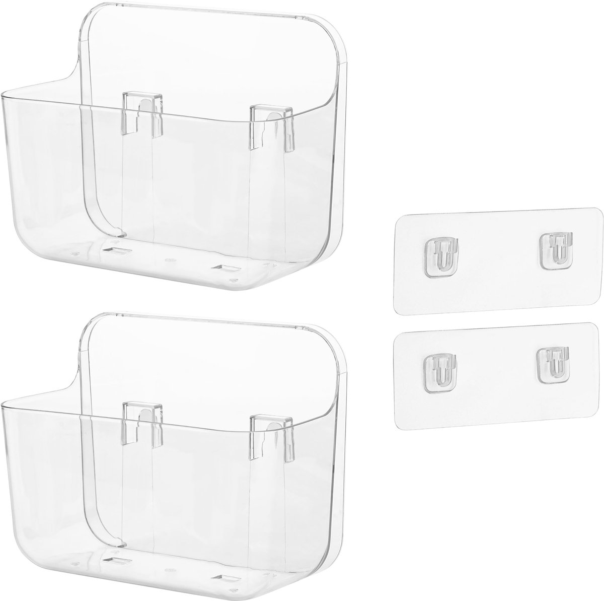 My Ninki ® Zelfklevend Acryl Wandrek voor Badkamer en Kastdeur, Zonder Boren, Compact en Ontwerp