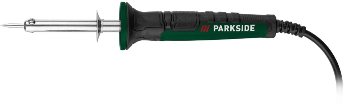 PARKSIDE® Soldeerbout - Korte opwarmtijd - Inclusief apparaathouder - Met comfort grip - Lichtgewicht - Lengte snoer 1.8M