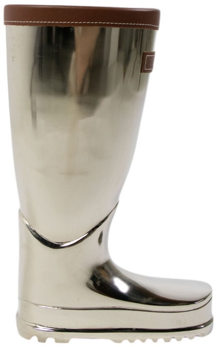 Paraplu Standaard leer zilver h45cm