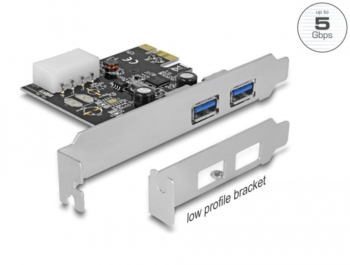 Delock - PCIe USB 3.0 2 Port inkl. LP NEC Delock