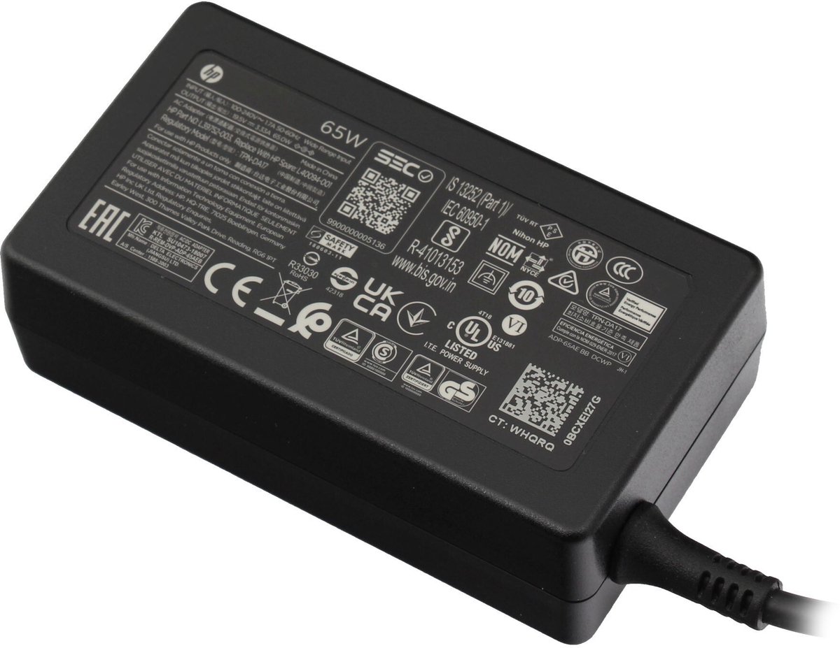 Image of HP 677774-001 oplader 65W - 19,5V