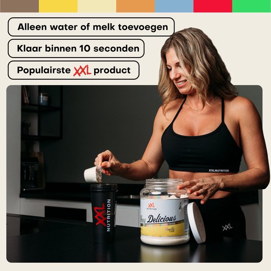 XXL Nutrition - Whey Delicious - Banaan - Eiwitpoeder - 450 g van XXL Nutrition — afbeelding 5