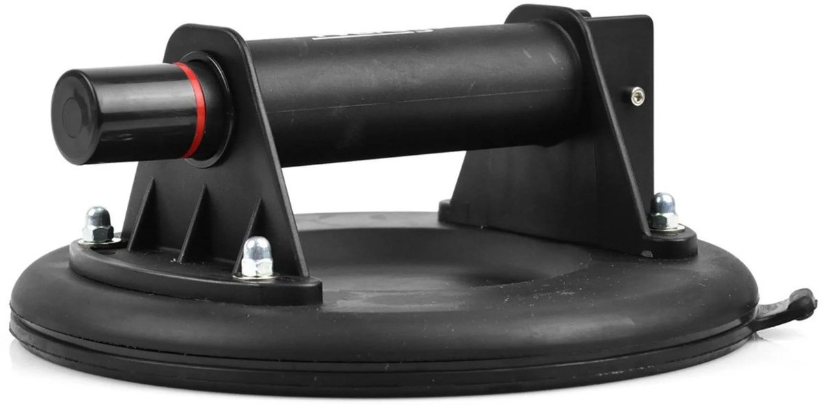 Tvardy Vacuum zuignap - 200mm - 100kg draagkracht - zwart - snelle ontgrendeling