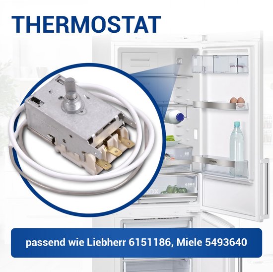 VIOKS Thermostaat koelkast vervanging voor Ranco K59-l2622 600 mm ...