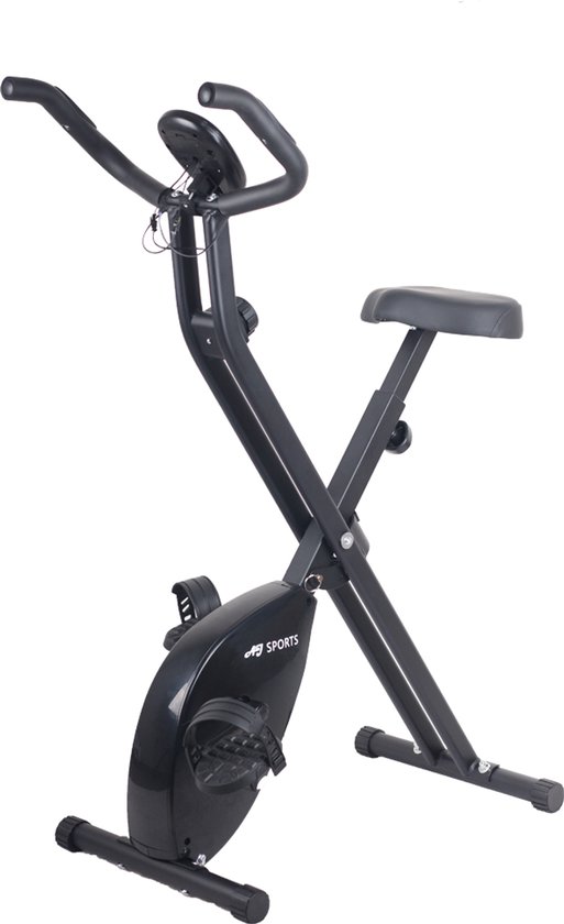 AJ-Sports Desk Bike Hometrainer 8 Weerstandniveaus Zwart