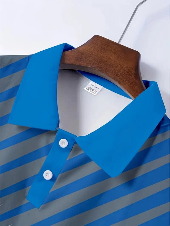 Nivard Golf Shirt Heren - T-shirt - Golfkleding - Golfen - Golf Accessoires - Polo Shirt - Marineblauw - Maat XL van Nivard — afbeelding 5
