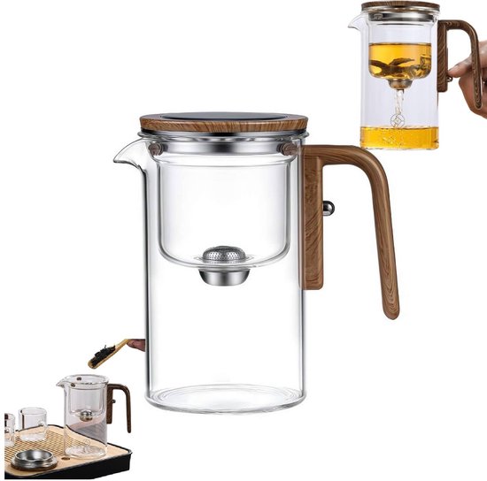 Glazen gouden theepot | Marokkaanse theepot glas
