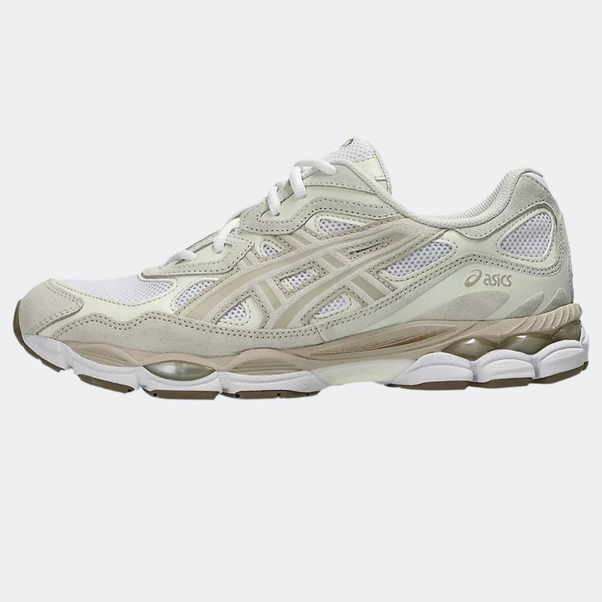 Asics Gel-NYC - Unisex - Cream/Cloud Grey - EU White Feather Grey