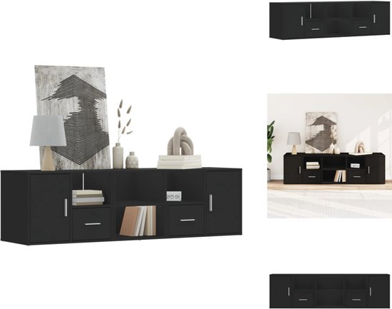 vidaXL Boekenkast 3-laags hoek 50x50x102 cm bewerkt hout oud houtkleur
