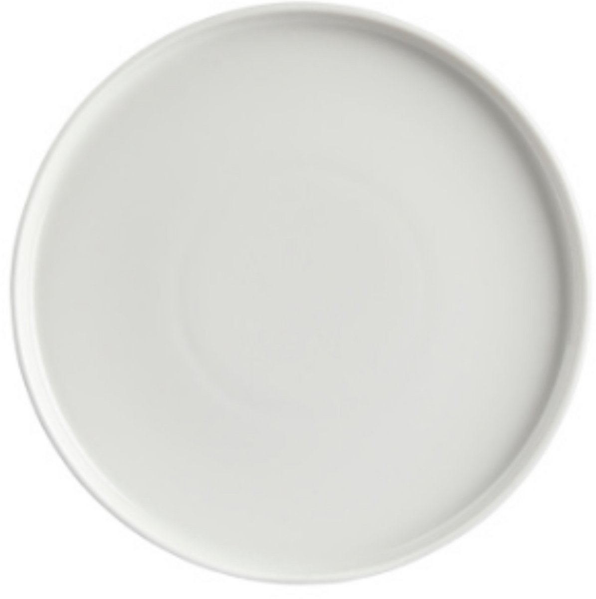 By Bone - Helix White - Bord - 1 stuk - ø 27 cm - Wit - Porselein - Dinerbord