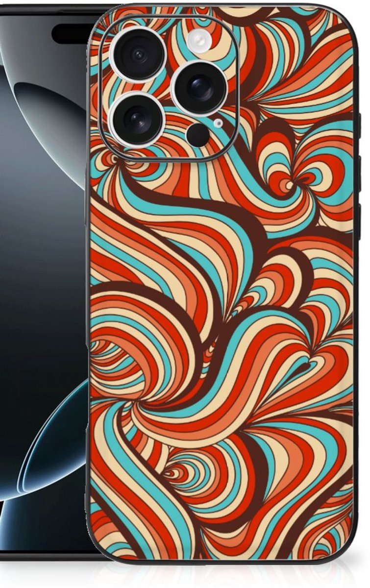 Bloemen Hoesje voor iPhone 16 Pro Max Dark Flowers