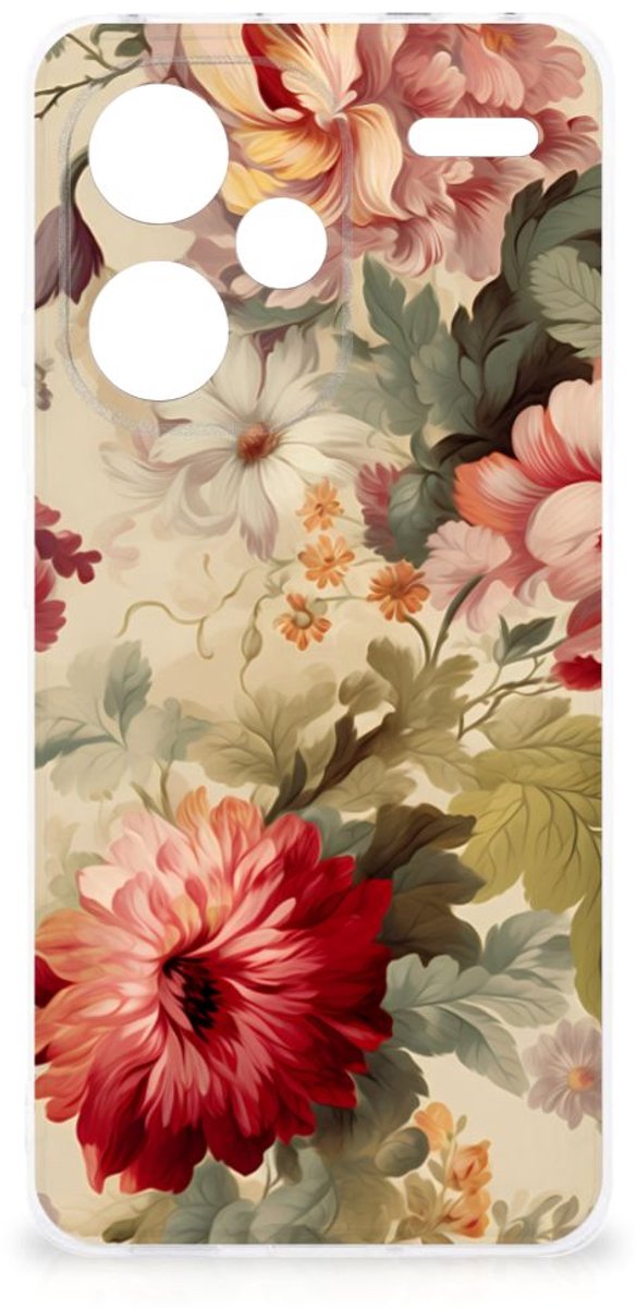 TPU Case voor Xiaomi Redmi Note 13 Pro Plus Bloemen