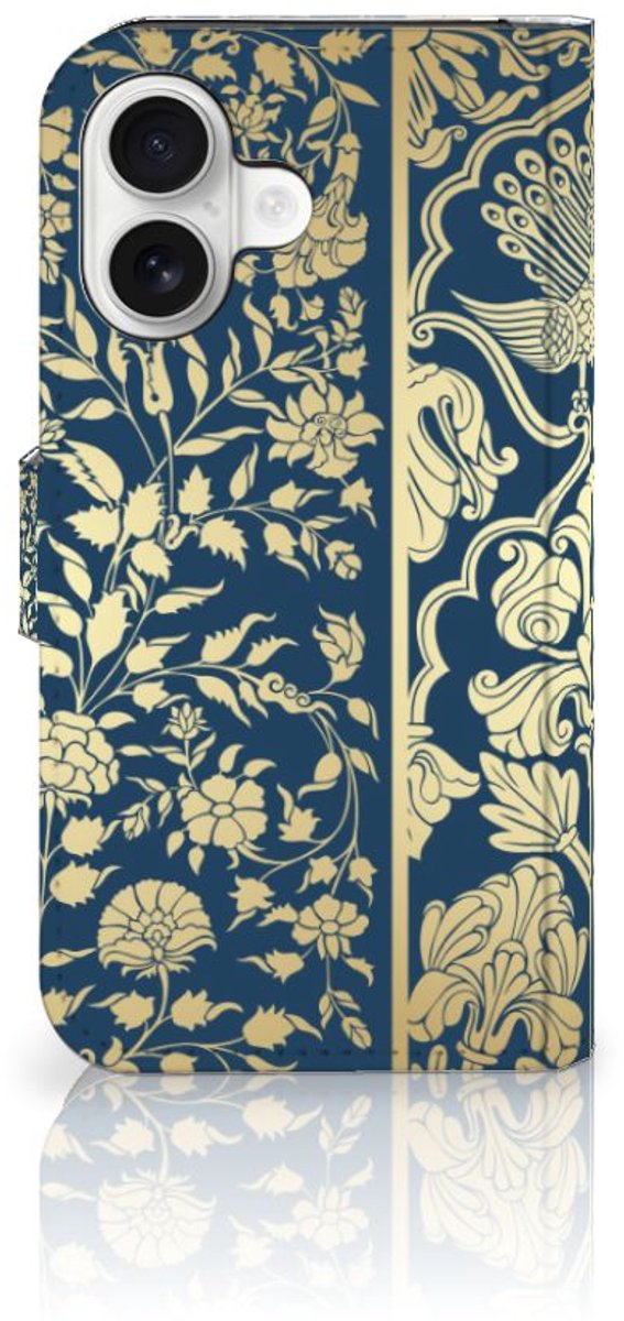 iPhone 16 Hoesje Beige Flowers
