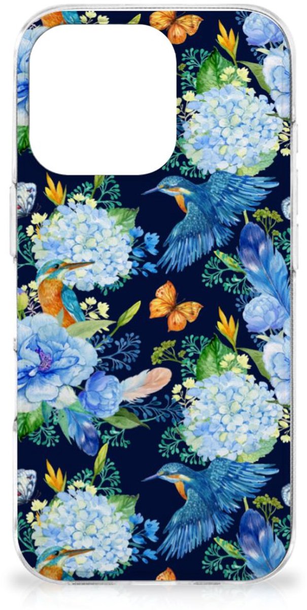 TPU Hoesje voor iPhone 16 Pro IJsvogel