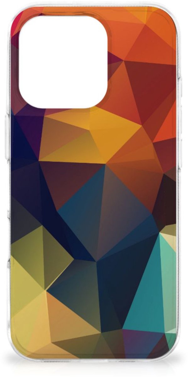 iPhone 16 Pro Max TPU Hoesje Polygon Color