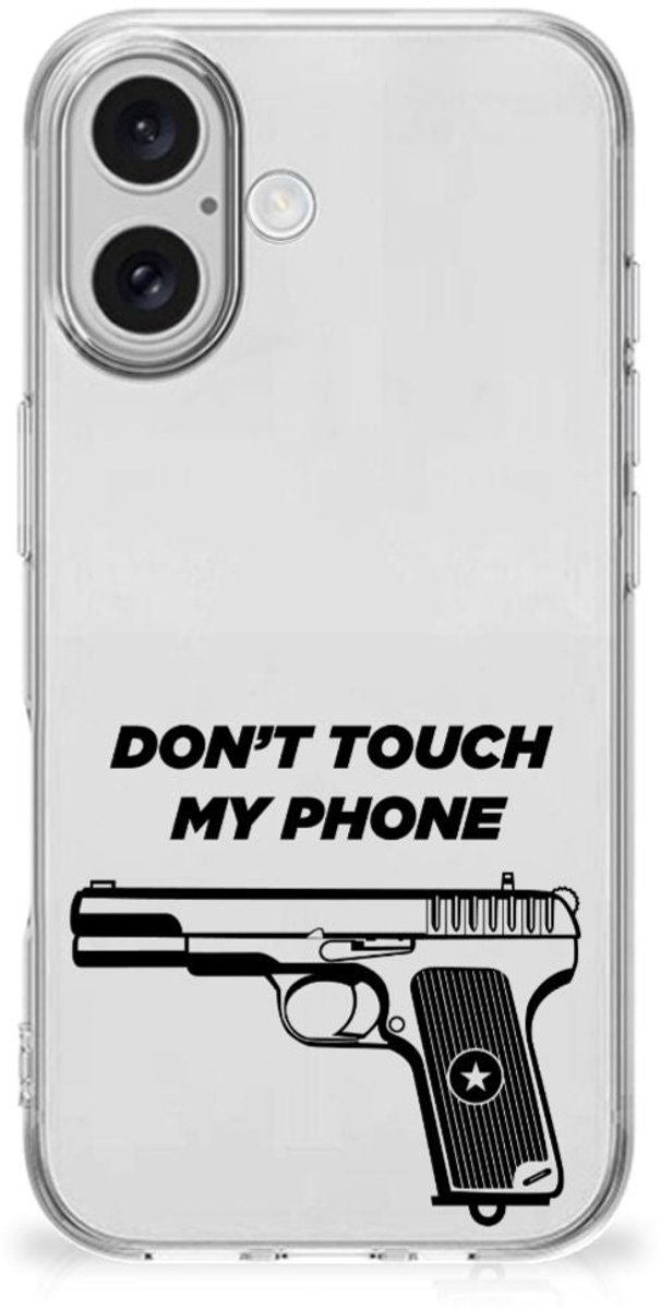 iPhone 16 plus Silicone-hoesje Pistol DTMP