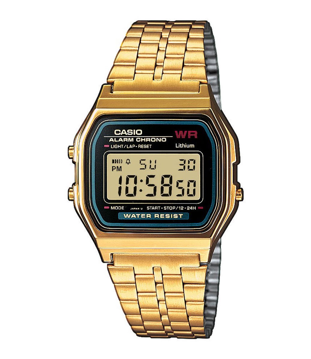 Casio Vintage Iconic A159WGEA-1EF Unisex Horloge 36,3 mm - Goudkleurig