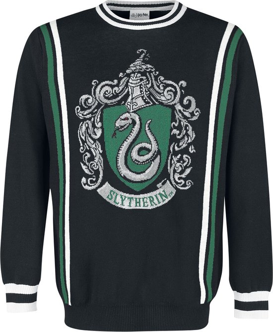 Foto: Harry potter slytherin heren gebreide trui meerkleurig m
