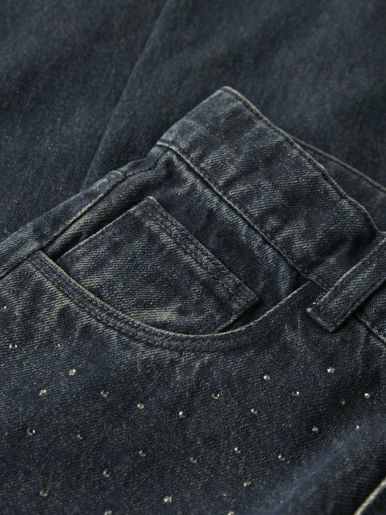 NAME IT Meisjes Nkfrose Hw Wide Jeans 1411-te Noos