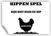 Flauw Dieren Spel Poster - Game - Humor - Foto - Print - Groot - Canvas - Schilderij