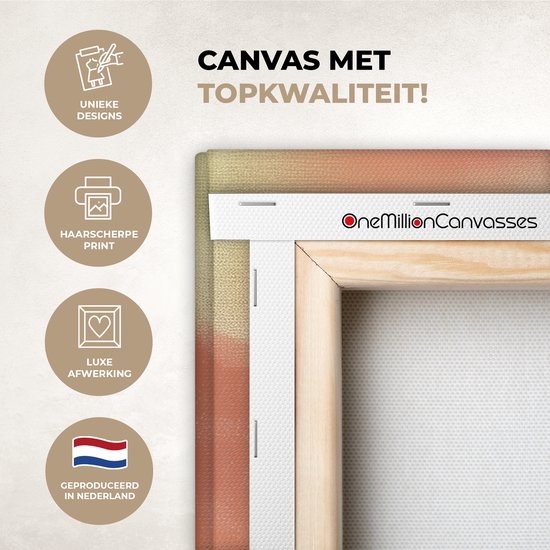 Peinture sur toile 120x80 cm - Décoration murale Mosquée - Nuages ​​colorés - Arabe - Ramadan - Islamique - Décoration murale salon - Décoration chambre - Accessoires chambre - Peintures sur toile