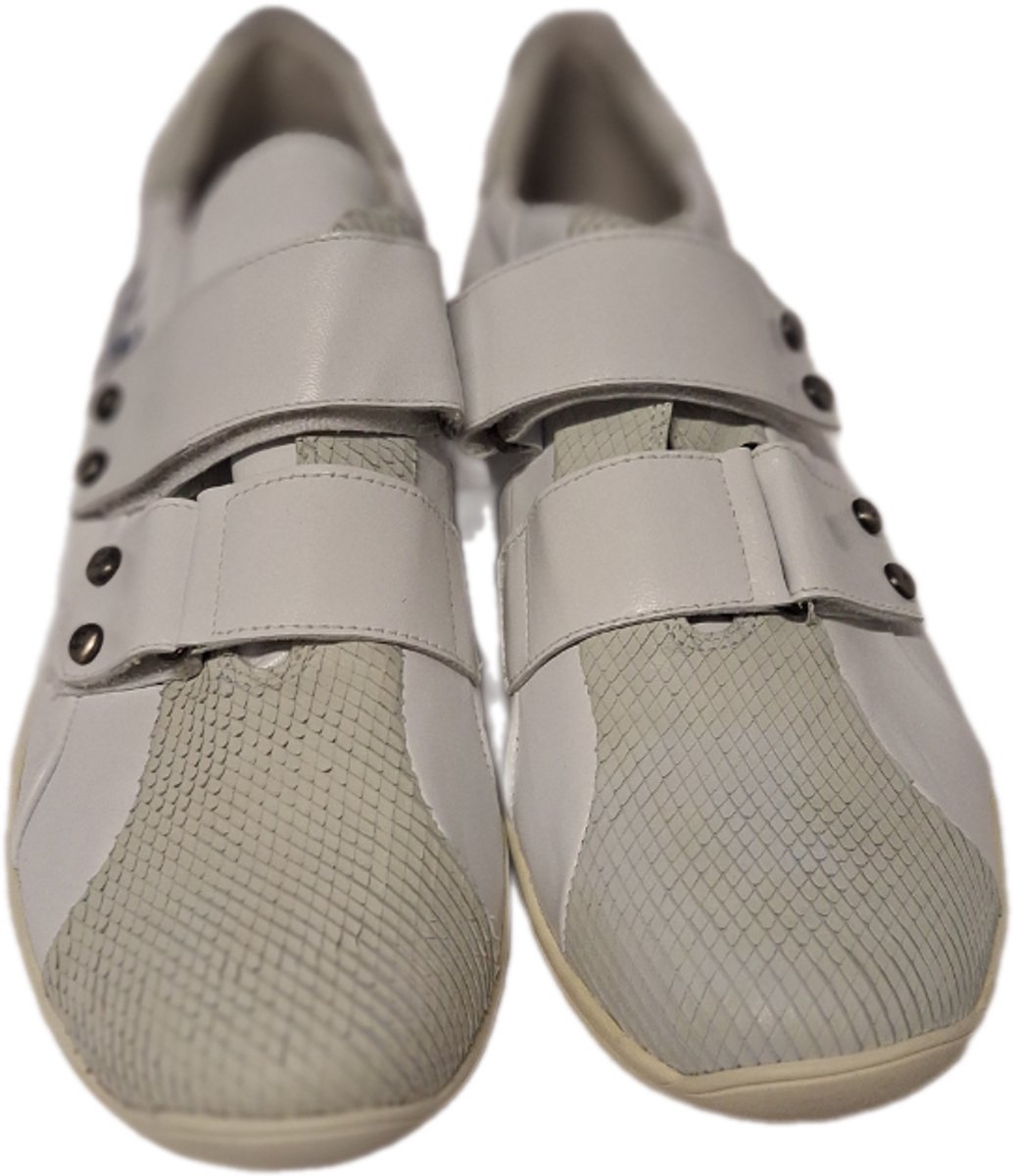 HORNET by BOTTICELLI SNEAKER-TAGLIATO BIANCO-LEER