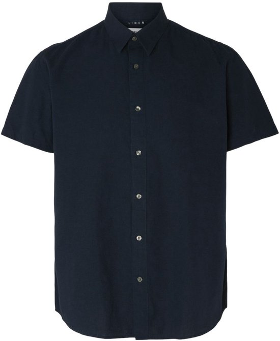 Chemise Homme Selected SLHREGSUN SHIRT SS CLASSIC coupe classique Blauw S Adultes