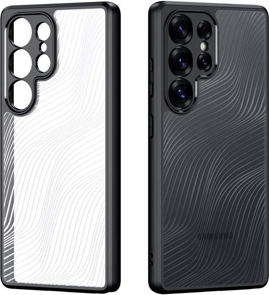 Dux Ducis - Coque de téléphone adaptée au Samsung Galaxy S25 Ultra - Back Cover - Série Aimo - Zwart