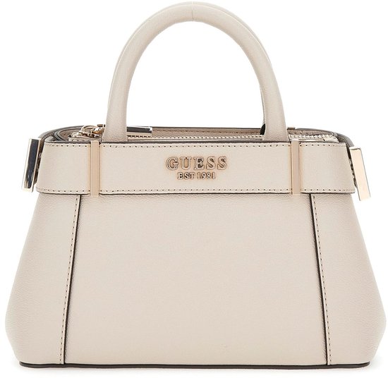 GUESS Sac à épaule bandoulière Sac à main Anadela Mini Satchel Bag Taupe