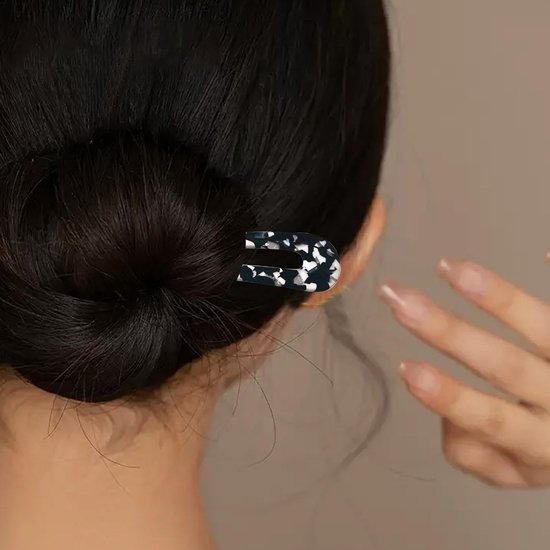 thumbnail: French Pin U-vormige Haarspelden Groot - 4 Stuks Franse Haarspelden Voor Dames