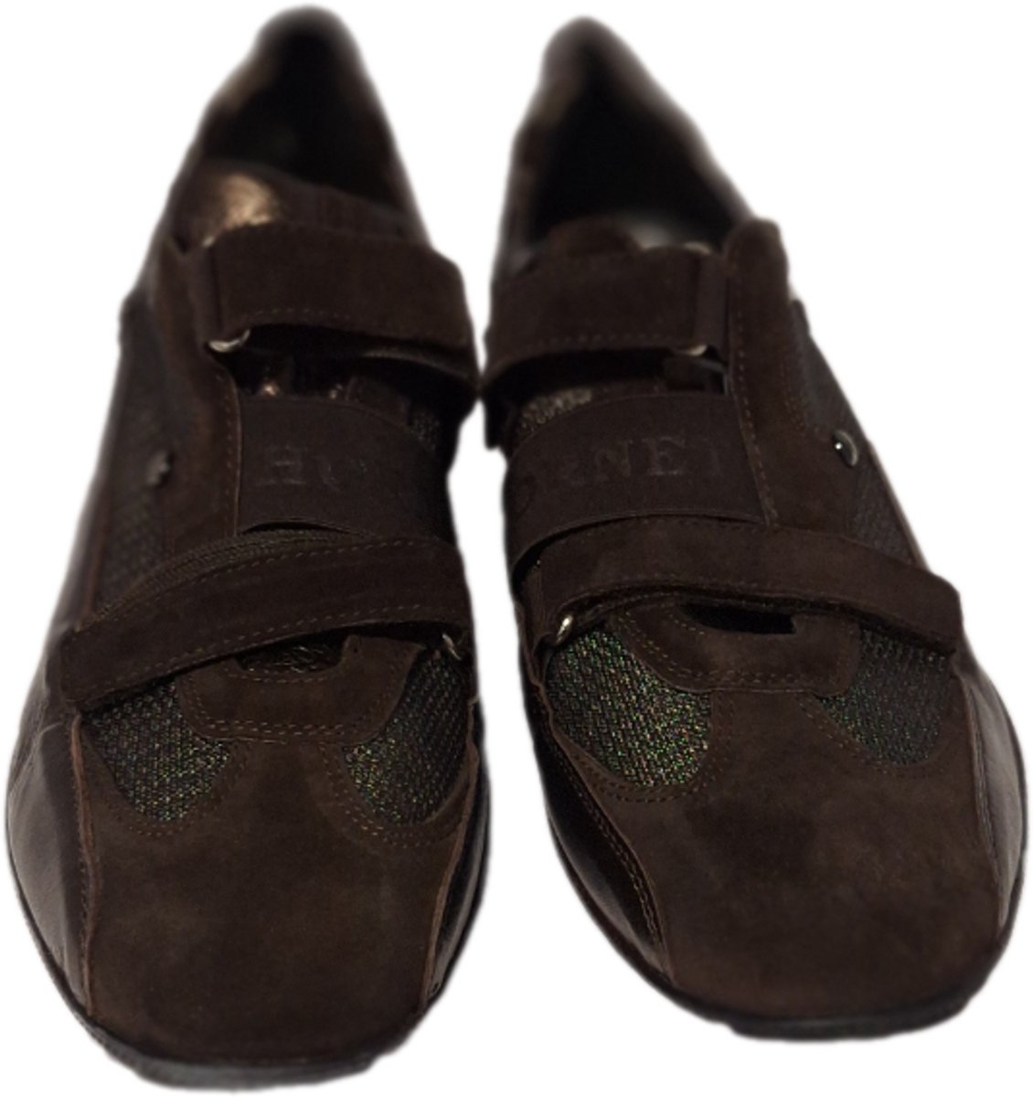 HORNET by BOTTICELLI HORNETby Botticelli- SNEAKER-CAMOSCIO-LEER MESH-BROWN