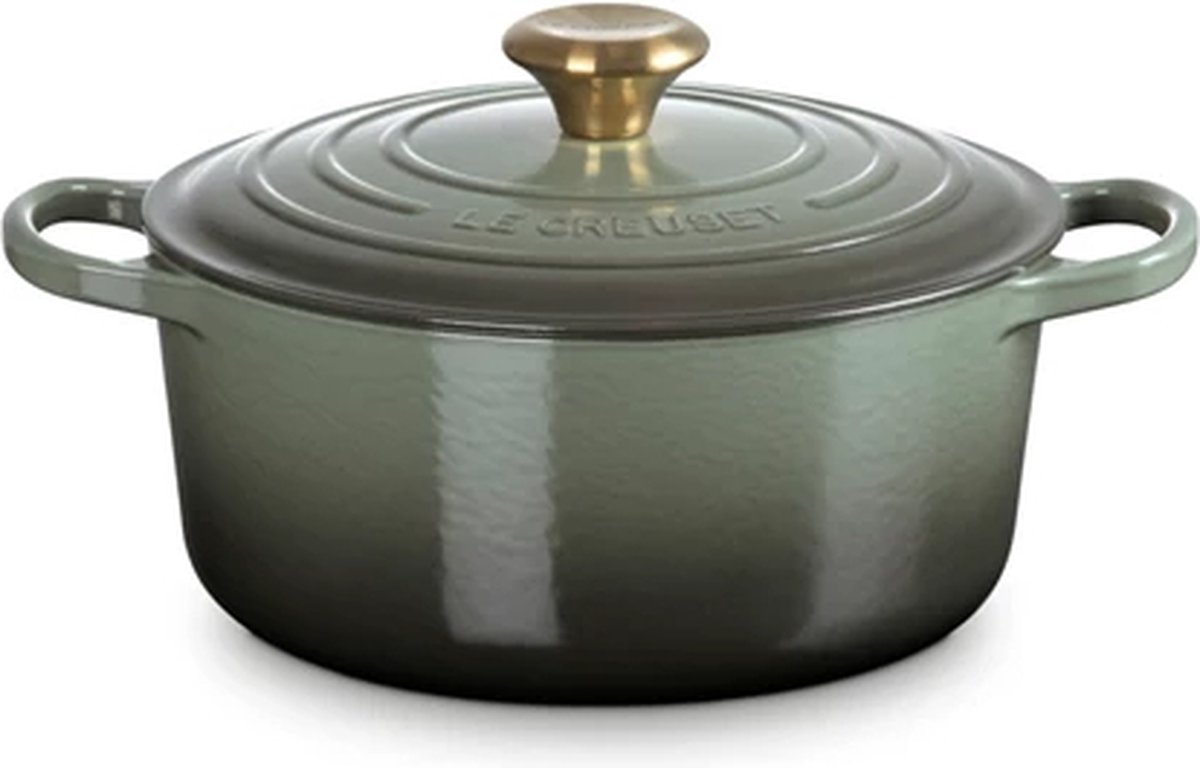 Le Creuset Signature stoofpan rond 24cm - 4,2L thyme