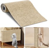 Tapis griffoir autocollant 200 cm x 40 cm pour chat - Tapis griffoir pour chat à découper soi-même - Tapis de protection anti-griffures - Tapis griffoir pour chat - Autocollant pour mur - Khkai
