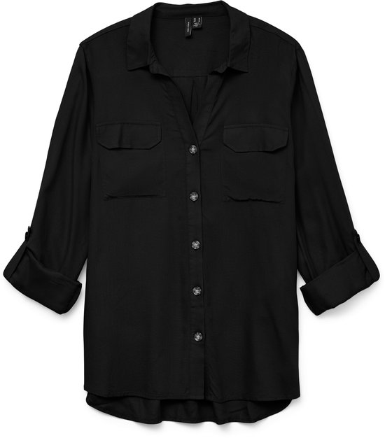VERO MODA - VMBUMPY L/S SHIRT NEW WVN NOOS - Dames - Blouses