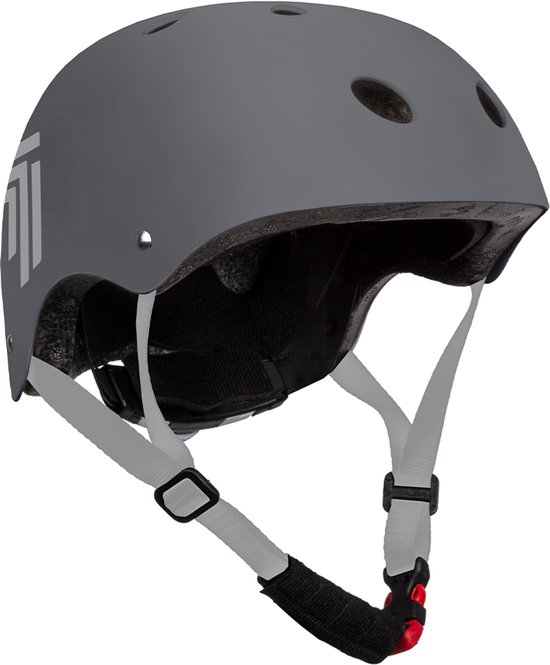 Fietshelm Kind Grijs Kinderhelm 52-56 cm Skate Step Fiets Kinderen